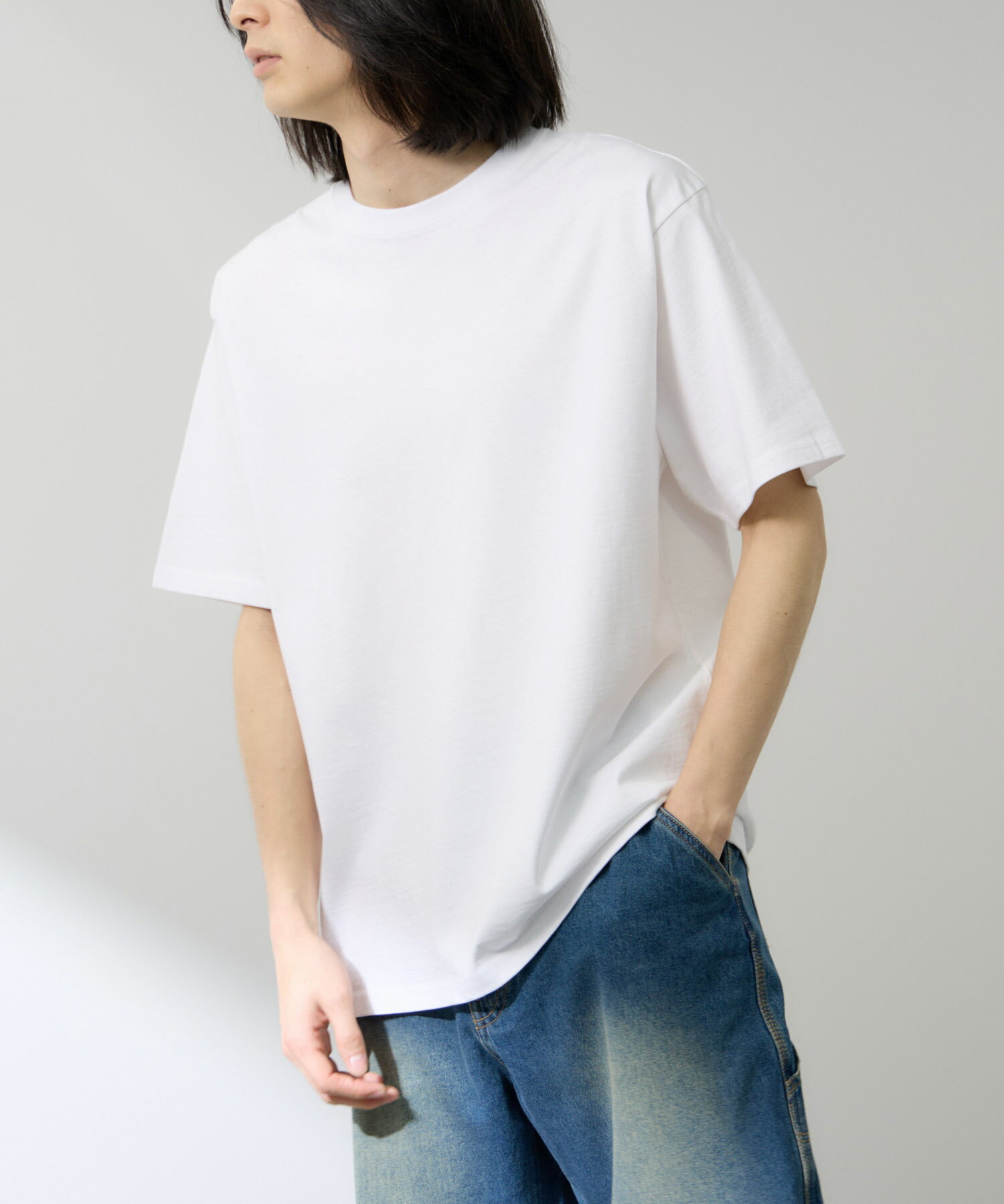 Rakuten - [今だけP10倍！更に選べる2種クーポン]Tシャツ メンズ レディース 半袖 綿100％ コットン 厚手 トップス 無地 白 黒 カラバリ豊富 クルーネック カットソー ユニセックス