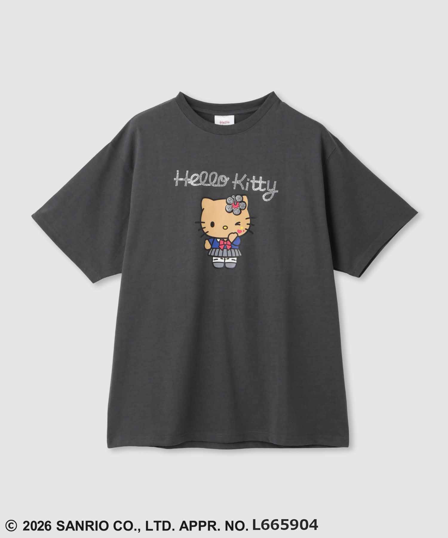 日焼けHello Kitty Tシャツ　SU0113　ホワイト1点、ブラック1点 楽天市場】キティちゃん 日焼け（トップス｜レディースファッション