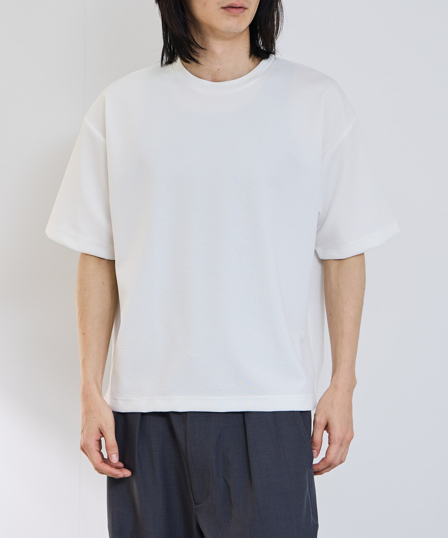 Rakuten - [今だけP10倍！更に選べる2種クーポン]アーバンコレクション URBAN COLLECTION Tシャツ メンズ レディース 半袖 ドライ ストレッチ 軽量 シワになりにくい トップス 無地 白 黒 クルーネック カットソー ユニセックス