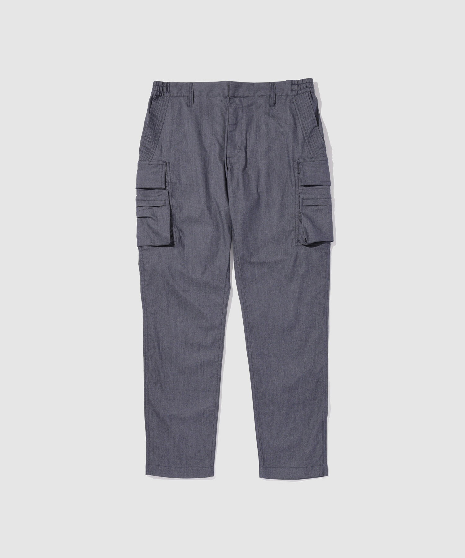 [今だけ！最大500円OFFクーポン]テットバイテットオム TETE by TETE HOMME カーゴパンツ メンズ テーパードシルエット 前開き フロントジップ ウエストゴム ボトムス デニム調 ロングパンツ