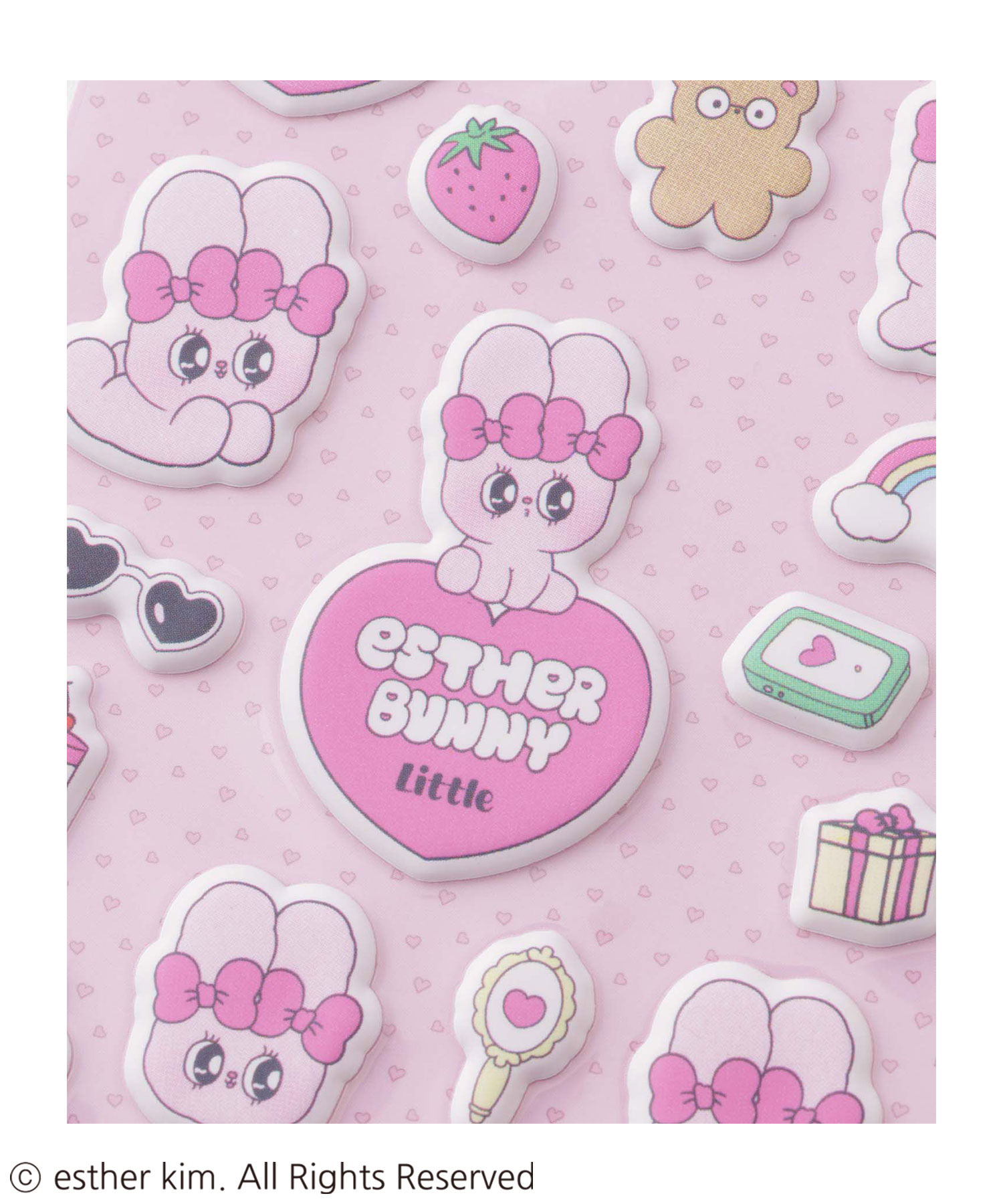 [今だけ！最大1200円OFFクーポン]エスターバニー estherbunny ぷっくりシール キッズ 子供服 女の子 ガールズ キャラクター ギフト プレゼント 3