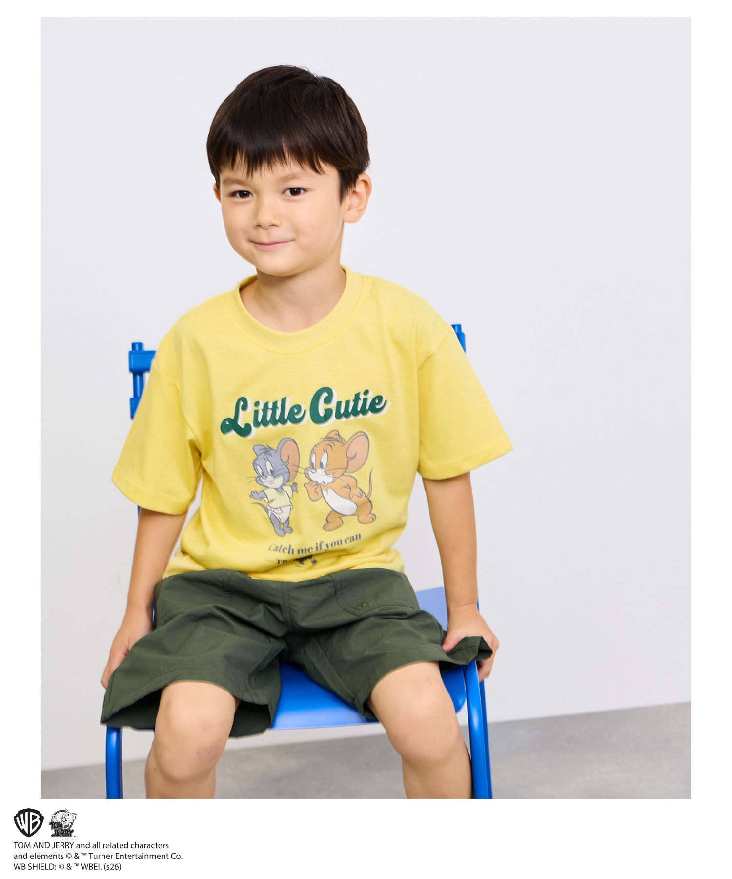 [特別価格★更にP5倍＆クーポン配布中]トムとジェリー Tom and Jerry Tシャツ キッズ 子供服 男の子 女の子 半袖 ボーイズ ガールズ ユニセックス トップス タフィー キャラクター プリント ゆったり クルーネック カットソー mac-house-10061592 Mac-House楽天市場店 サンプル画像2