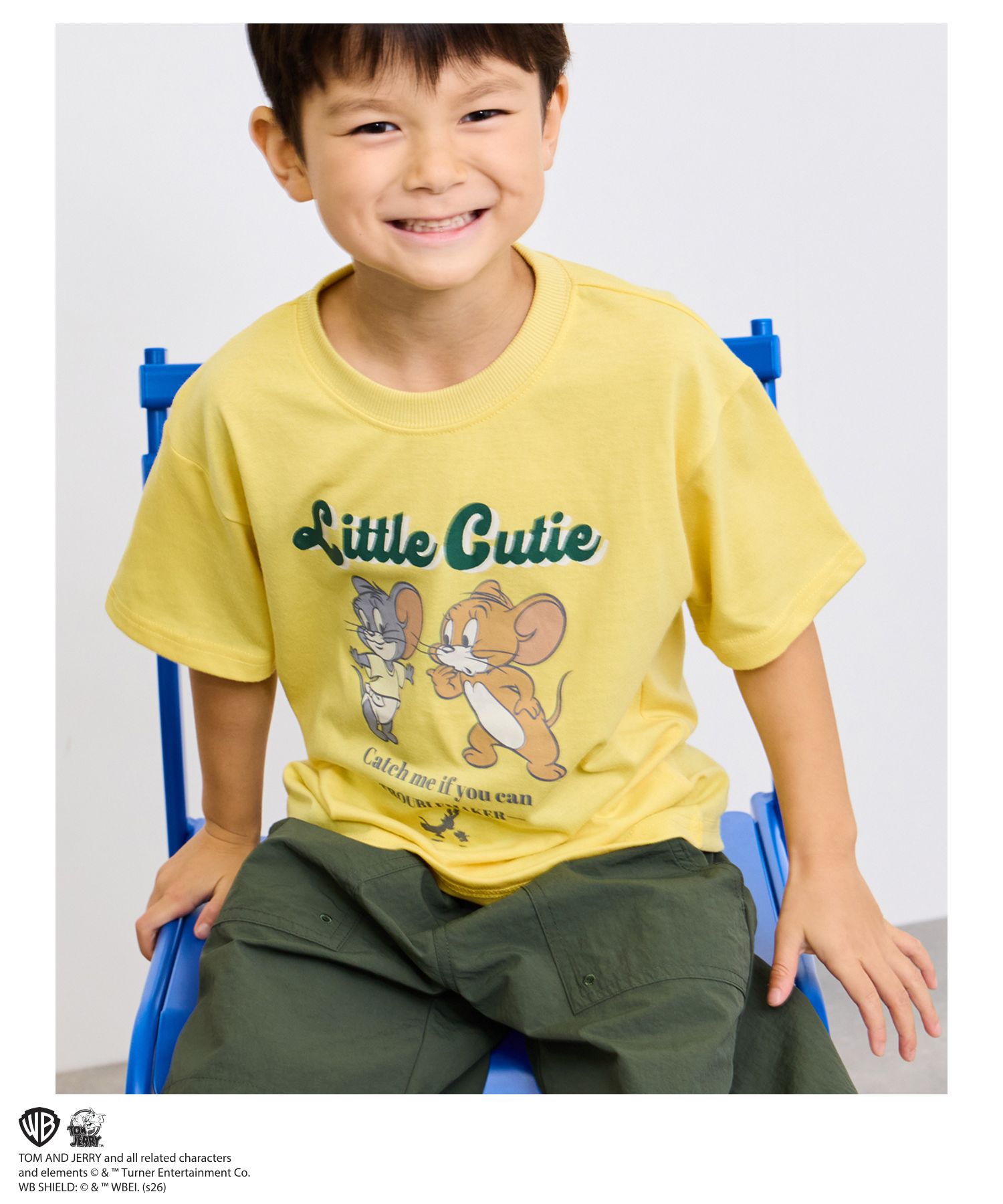 [特別価格★更にP5倍＆クーポン配布中]トムとジェリー Tom and Jerry Tシャツ キッズ 子供服 男の子 女の子 半袖 ボーイズ ガールズ ユニセックス トップス タフィー キャラクター プリント ゆったり クルーネック カットソー mac-house-10061592 Mac-House楽天市場店 サンプル画像3
