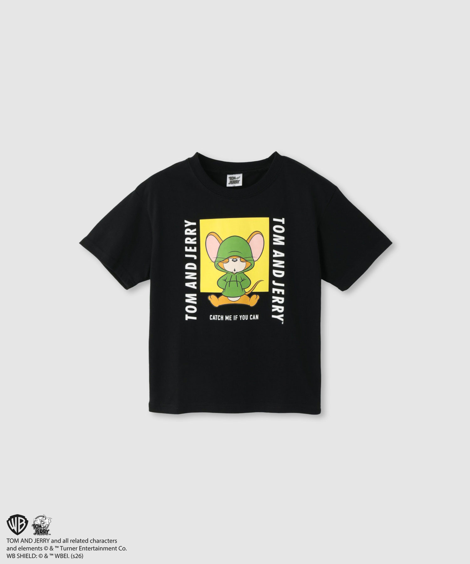 Rakuten - [20日P5倍★20時〜4H限定クーポン]トムとジェリー Tom and Jerry Tシャツ キッズ 子供服 男の子 女の子 半袖 ボーイズ ガールズ ユニセックス トップス キャラクター プリント ゆったり クルーネック カットソー