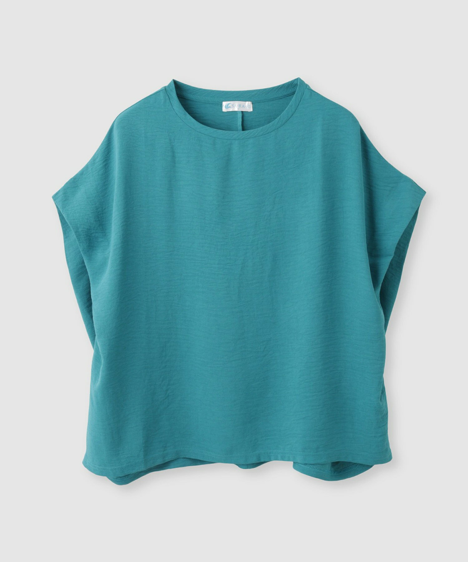 [特別価格★10日P5倍＆20時〜6h限定クーポン]Tシャツ レディース 半袖 ノースリーブ 接触冷感 ドライ 吸水速乾 UVカット ひんやり 紫外線対策 トップス ボックスシルエット ゆったり シボ素材 無地 クルーネック カットソー