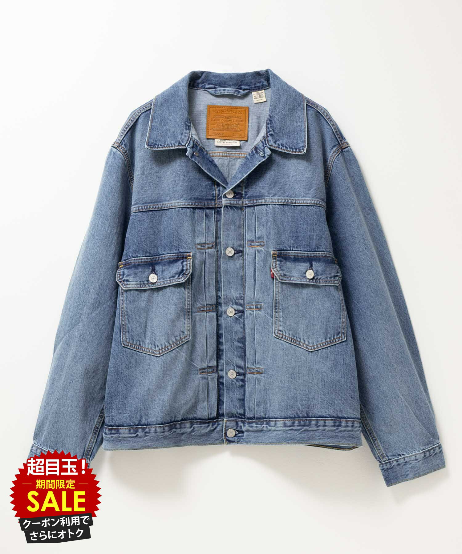 [���̲���][���˥����ݥ�ǳ��]�꡼�Х���(R) Levi's(R) �ǥ˥ॸ�㥱�å� TYPE2 ��� ��100�� ���åȥ� G����� �ݥ��å� ��������...