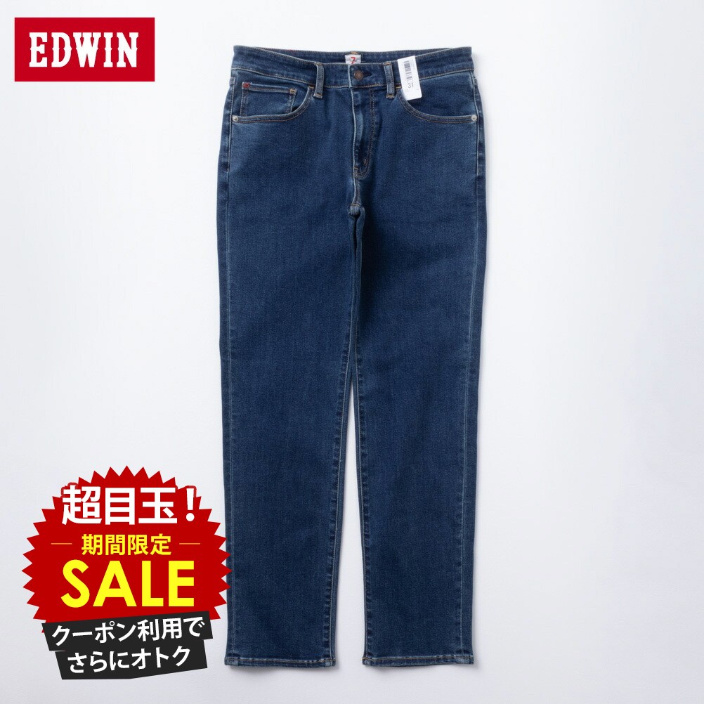 [5日限定P5倍][特別価格★更にクーポン割]エドウィン EDWIN ZED JEANS レギュラーストレート デニムパンツ ジーンズ ジーパン メンズ ストレッチ 伸縮性 ボトムス ストレートデニム ミックススラブ ロングパンツ
