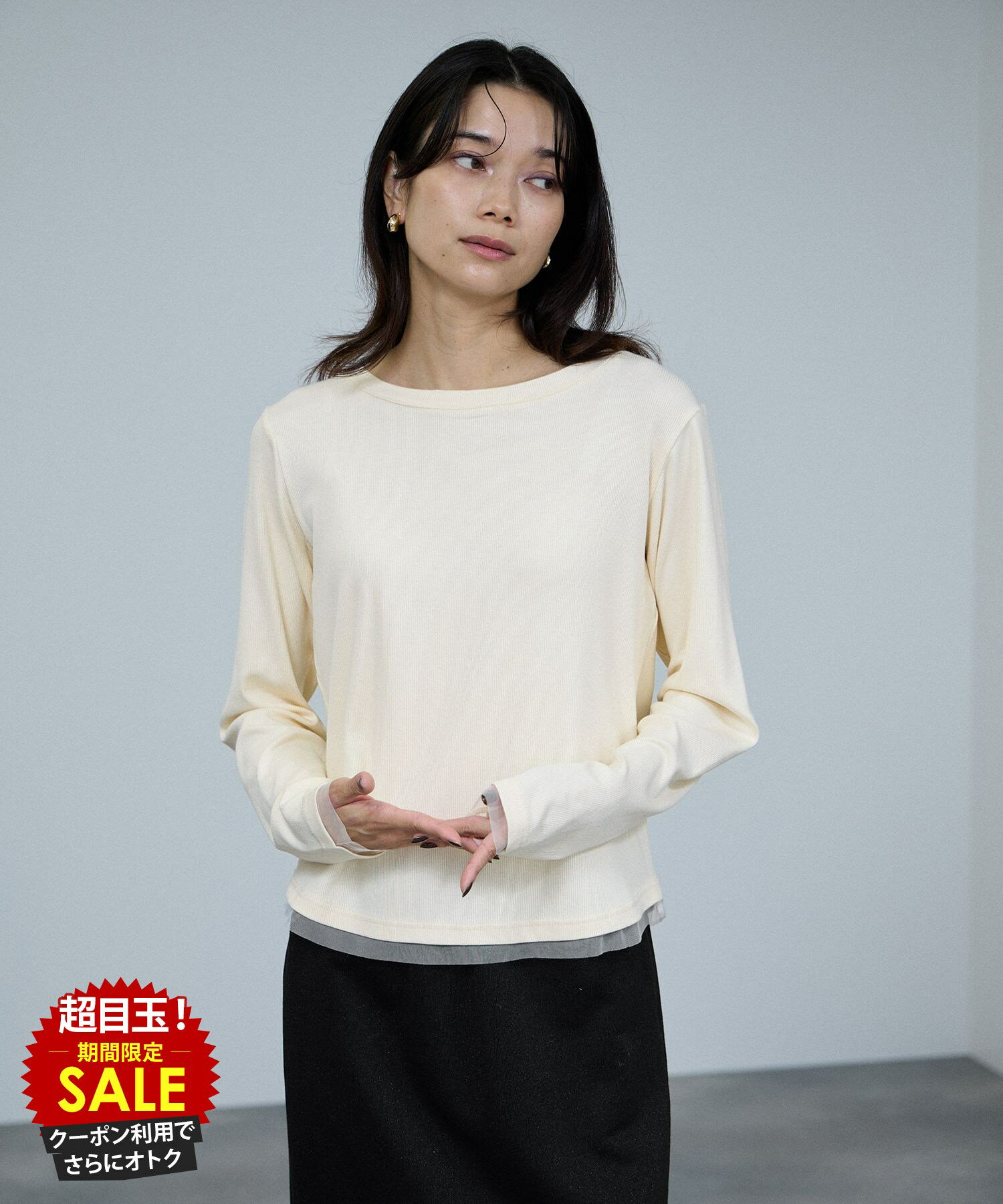 [���̲��ʡ����˺���10��OFF�����ݥ�]�ߥ�ǥ顼�� milli de l'air T����� ����T ��ǥ����� Ĺµ �ƥ쥳�Ǻ� ���ȥ�å� �ȥåץ� ����...