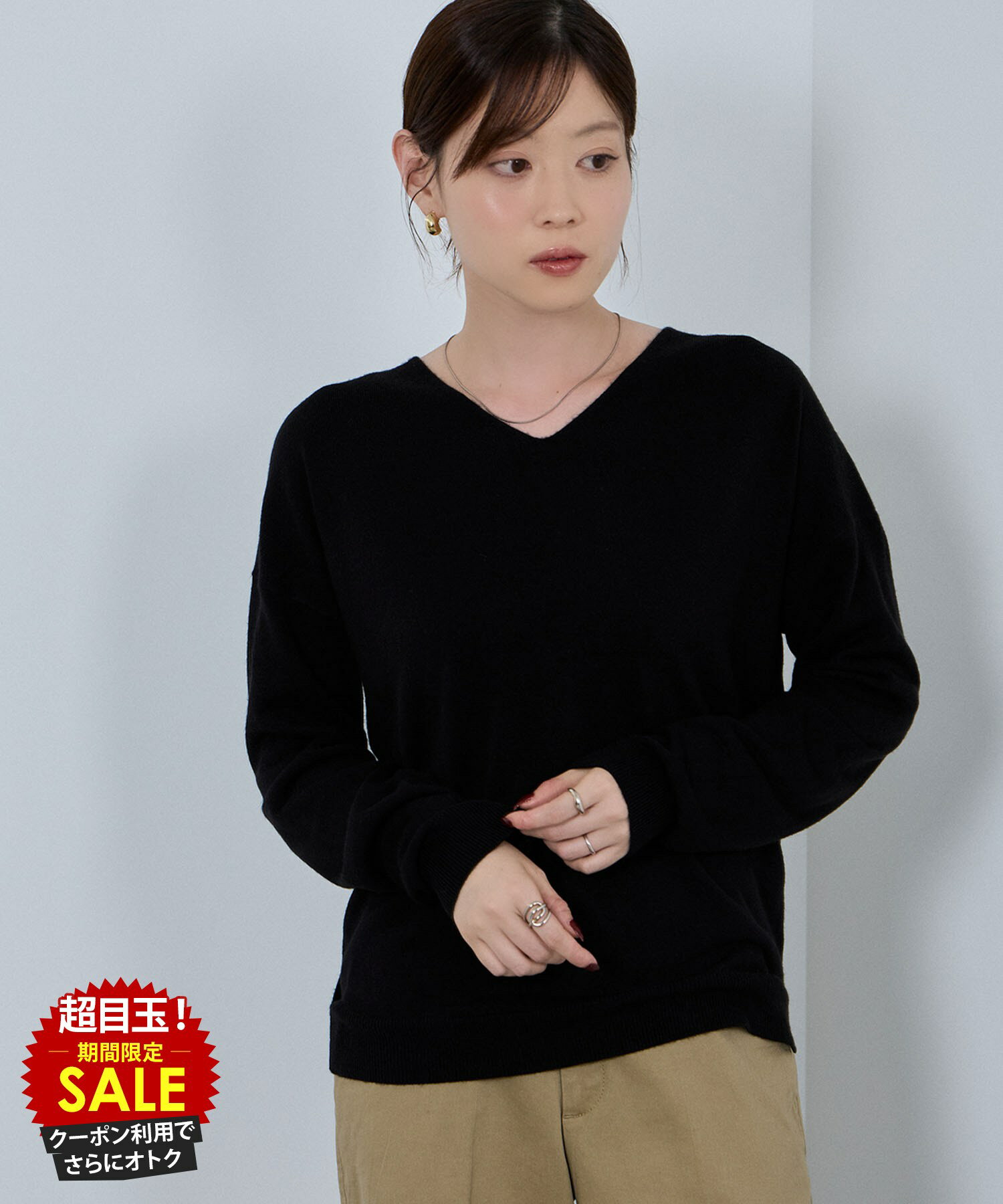 [���̲��ʡ����˺���10��OFF�����ݥ�]�˥å� �������� ��ǥ����� �����ߥ䥿�å� ���ԥ� ������˥å� �ȥåץ� ̵�� �� V�ͥå� �ץ륪���С� ���ե�...