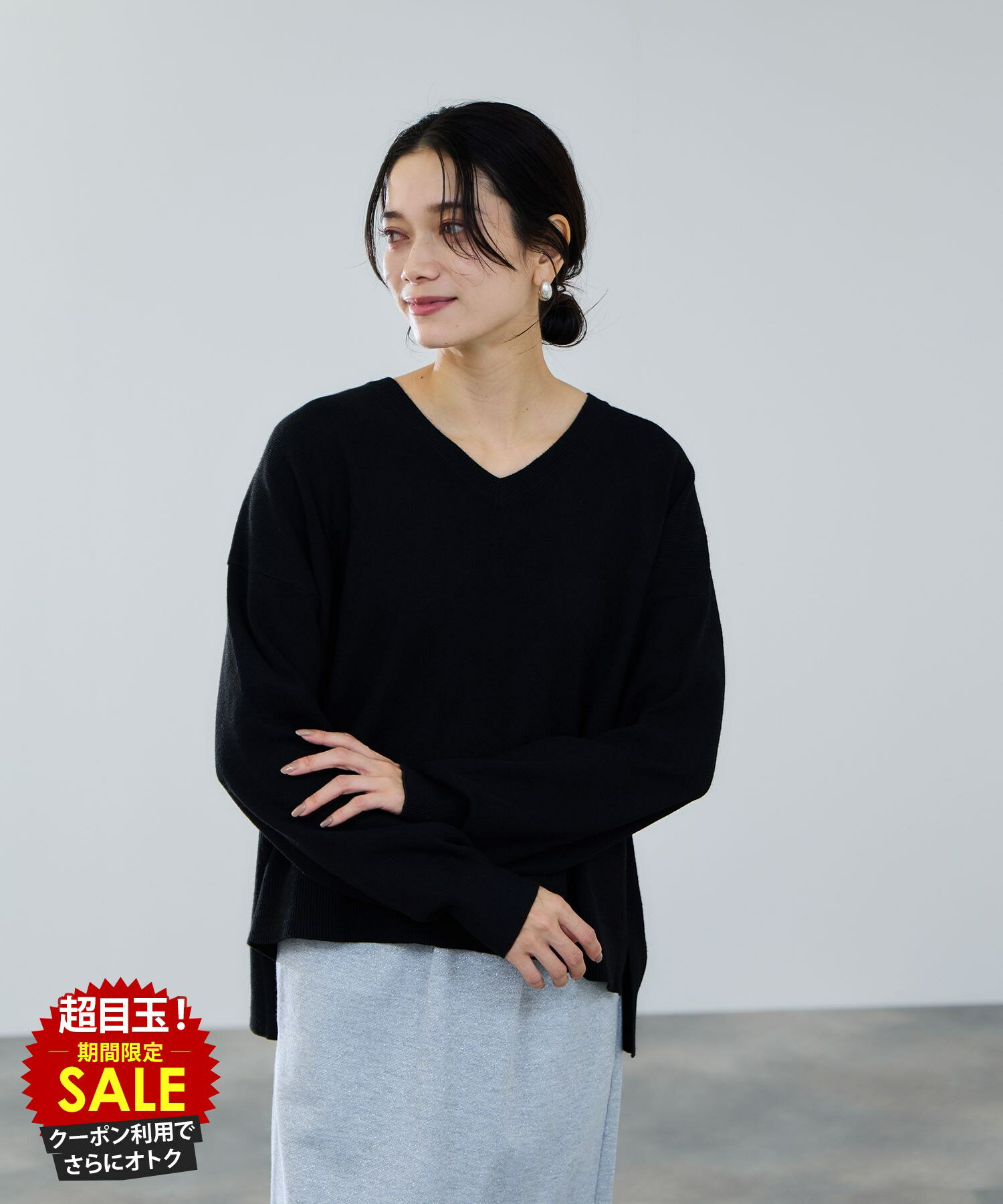 [���̲��ʡ����˺���10��OFF�����ݥ�]�ߥ�ǥ顼�� milli de l'air �˥å� �������� ��ǥ����� V�ͥå� ��ä��� ������ �����ɥ���å�...