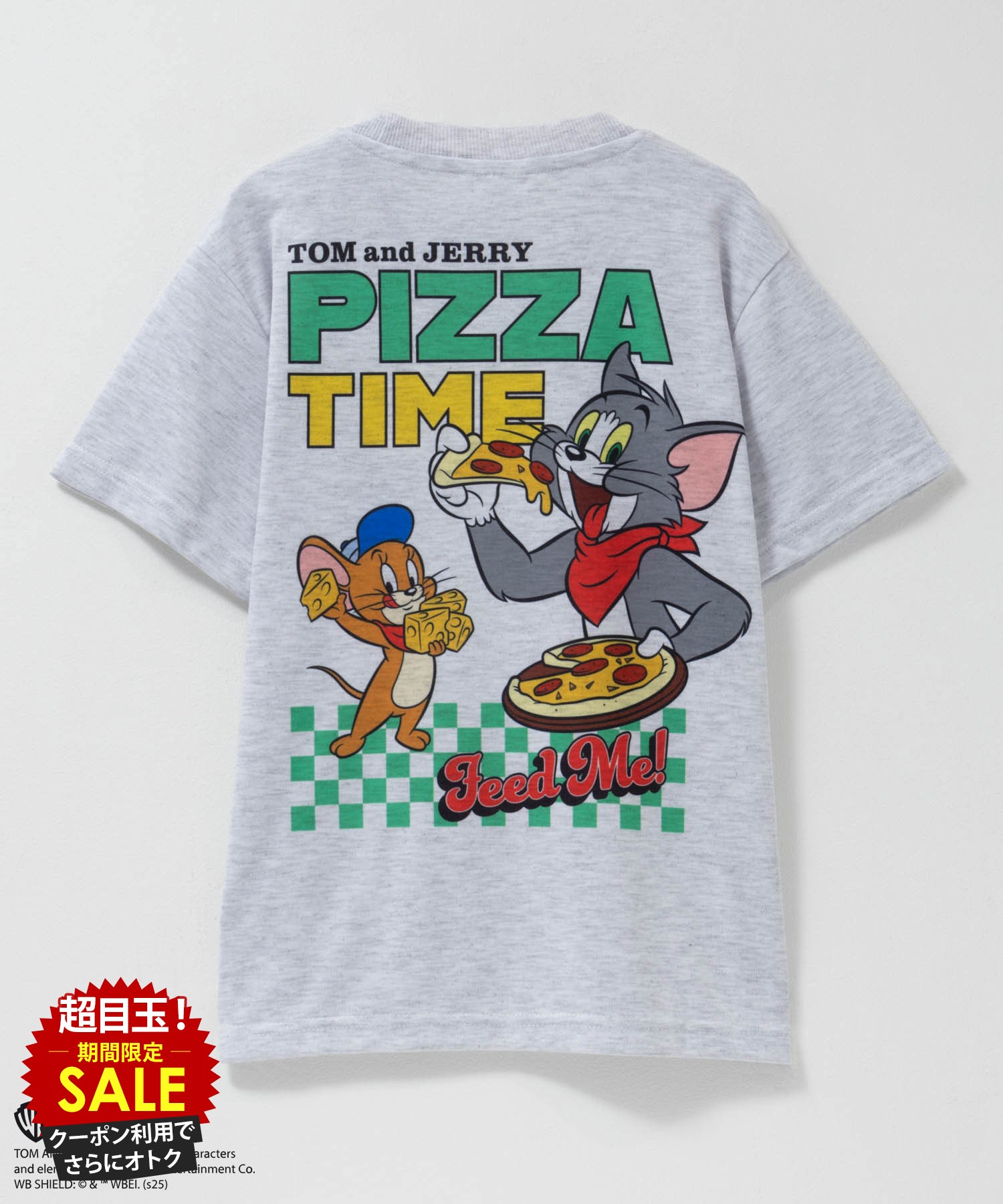 T-Shirts （Half Sleeves） - [特別価格★更に最大1200円OFFクーポン]トムとジェリー Tom and Jerry Tシャツ 子供服 男の子 キッズ 半袖 ボーイズ トップス キャラクター トムとジェリー プリント クルーネック カットソー