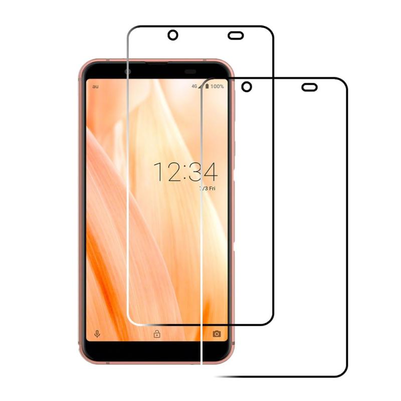 【2枚セット】FOR AQUOS Sense3 Basic SHV48 フィルム強化ガラス旭硝子製9 H硬度FOR AQUOS Sense3 Basic SHV48 スクリーン保護明らかな気泡がなく、貼りやすいのサムネイル