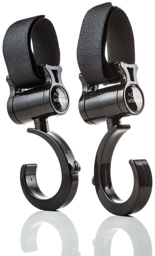 ACTIVE WINNER ベビーカーフック 360度回転 ベビーカー 荷物フック マルチフック ACTIVE WINNER ベビーカーフック 360度回転 ベビーカー 荷物フック マルチフック