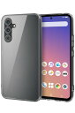 エレコム Galaxy A54 5G SC-53D SCG21 ケース 耐衝撃 四つ角エアークッション ハイブリッド素材 ワイヤレス充電対応 ストラップホール付き クリア PM-G233HVCKCR(3)