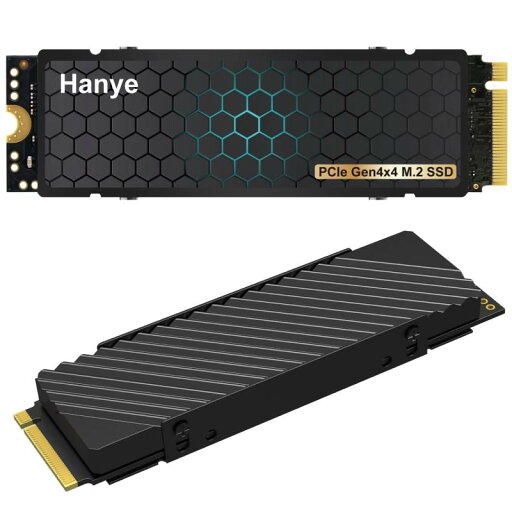 Hanye SSD PCIe Gen4x4 M.2 NVMe 2280 ヒートシンク搭載 PS5動作確認済み HE70 正規品 Hanye SSD PCIe Gen4x4 M.2 NVMe 2280 ヒートシンク搭載 PS5動作確認済み HE70 正規品