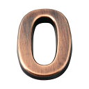 Zayookey 家屋番号 数字 0-9 壁の装飾 1個セット 革新的なDIY カフェ 装飾 住所番号 アドレス 壁掛け 看板桁 銅色 多用途 ドア番号 表札 ...