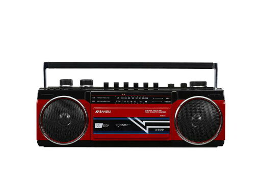 SANSUI Bluetooth搭載ラジカセ【USB/SDカードMP3再生対応】 SCR-B2【RD】 SANSUI Bluetooth搭載ラジカセ【USB/SDカードMP3再生対応】 SCR-B2【RD】