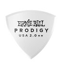 【正規品】 ERNIE BALL 9337 ギターピック WHITE SHIELD PRODIGY トライアングル 2.0mm デルリン ホワイト 6枚 パック