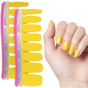 INCOCO インココ ネイルシール 貼るだけ マニキュア 硬化不要 レモン スクイーズ Lemon Squeeze イエロー ハンド&フット兼用 速乾 ペディキュア