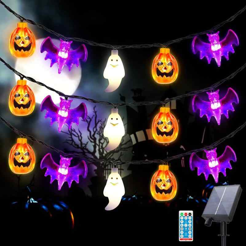 ハロウィン 飾り ライト 1種類の形状 ソーラー充電