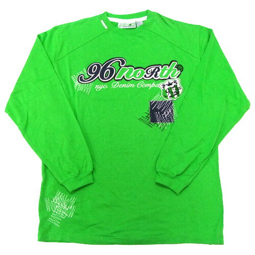 96 NORTHメンズ ロング ロゴTシャツ