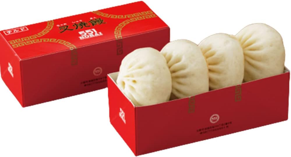 551蓬莱 551 叉焼まん チャーシューまん 1箱 4個入 冷蔵 中華まん 点心 大阪 ちまたのジョーシキちゃん