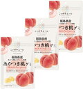 ニッポンエール 福島県産 あかつき桃 グミ 40g×3袋セット