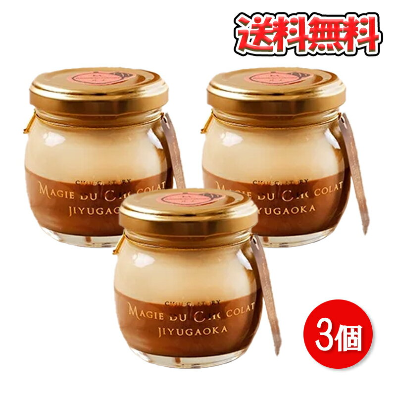 自由が丘 生チョコプリン×3個 マジドゥショコラ 自由が丘 生チョコ プリン チョコレート 差し入れ ギフト 人気 取り寄せ スイーツ デザート MAGIE DU CHOCOLAT 冷凍 ざわつく ザワつく金曜日のサムネイル