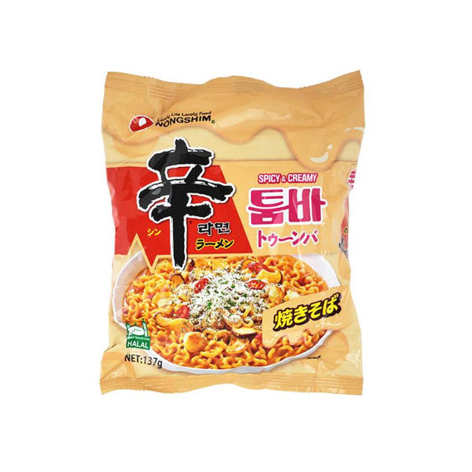 農心 辛ラーメン トゥーンバ（袋） 137g