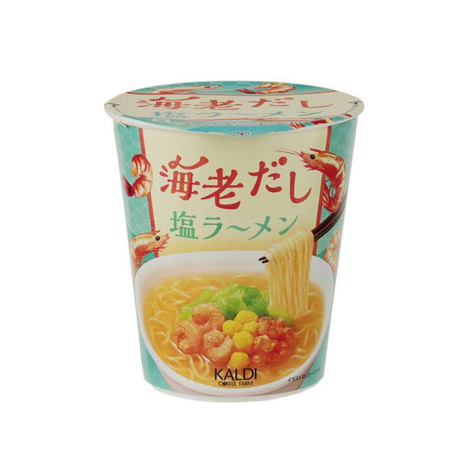カルディ 海老だし塩ラーメン 65g
