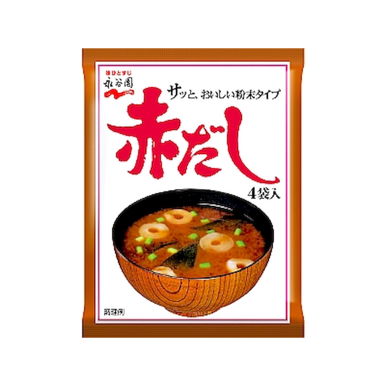 永谷園 赤だしみそ汁 4袋入り インスタント 粉末 スープ