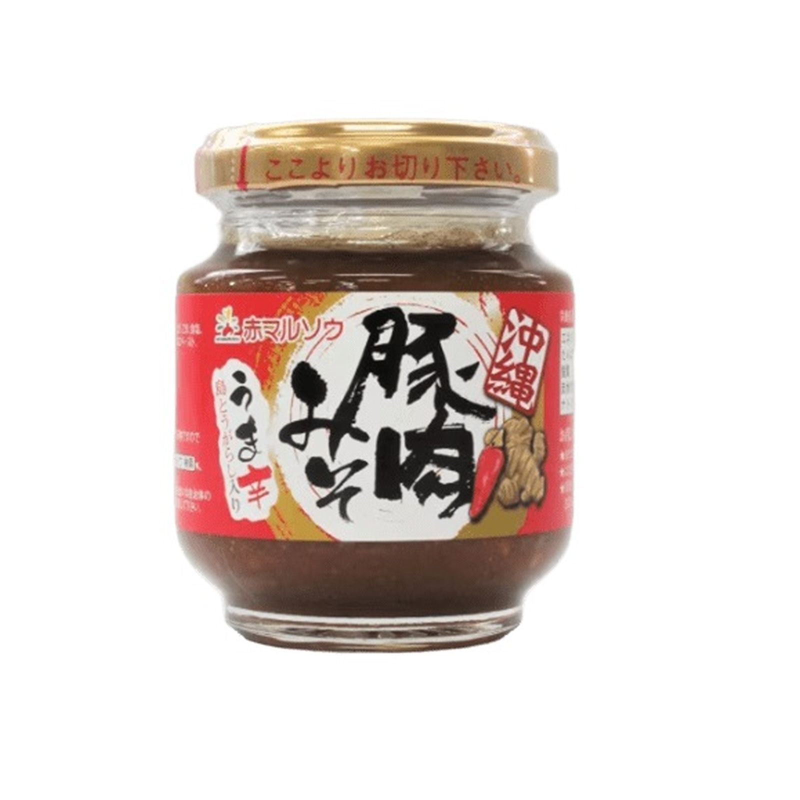 赤マルソウ 沖縄豚肉みそ うま辛 140g あんだんすー 油味噌 島唐辛子 ハバネロ