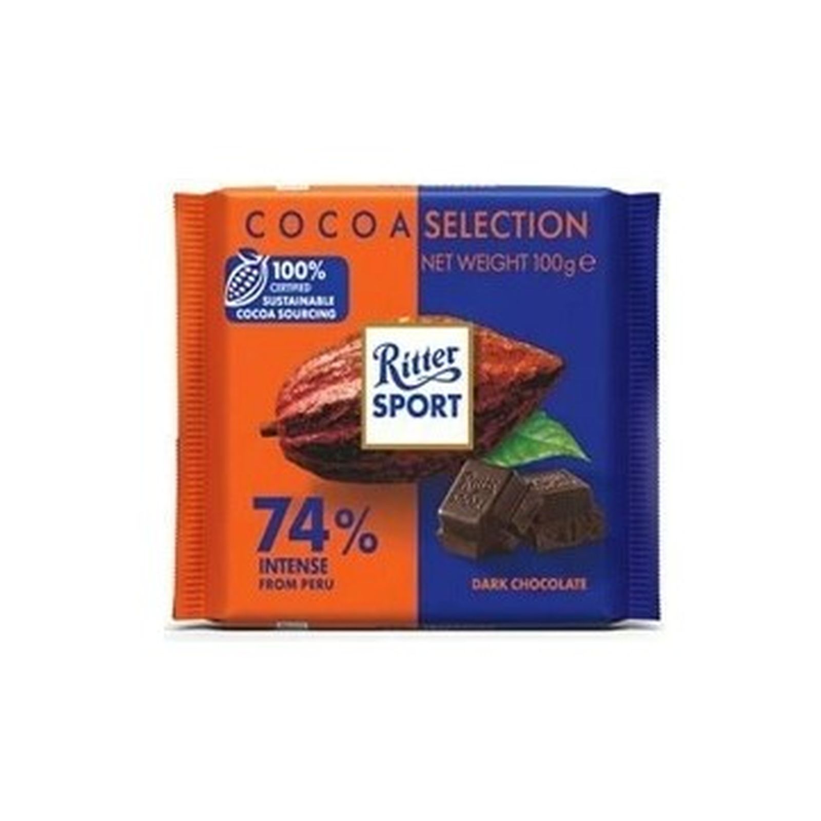 リッタースポーツ カカオ74% 100g チョコレート カカオ