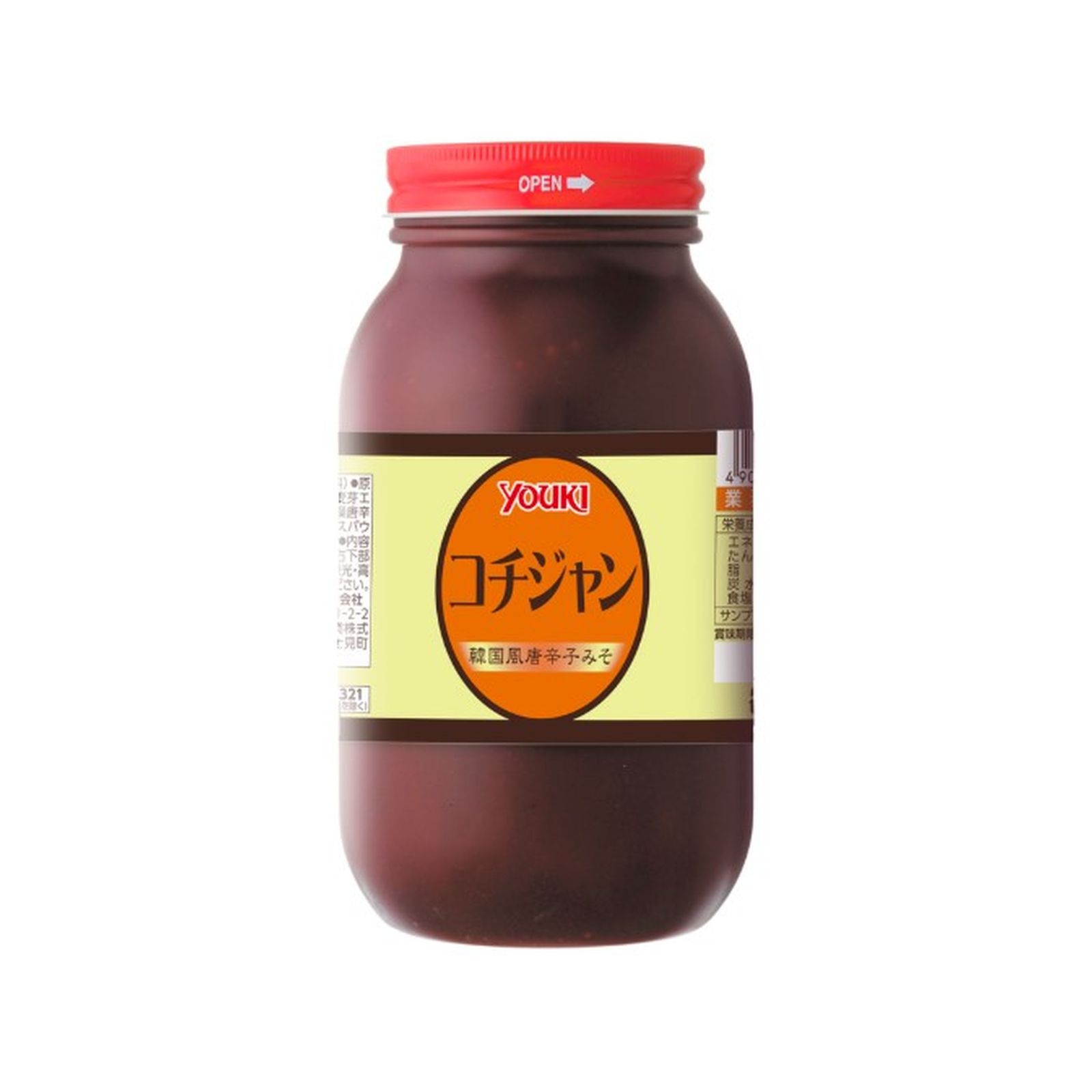 ユウキ コチュジャン 1kg 甘味と奥深い辛味を持ち合わせている、韓国料理に欠かせない甘辛味噌です。