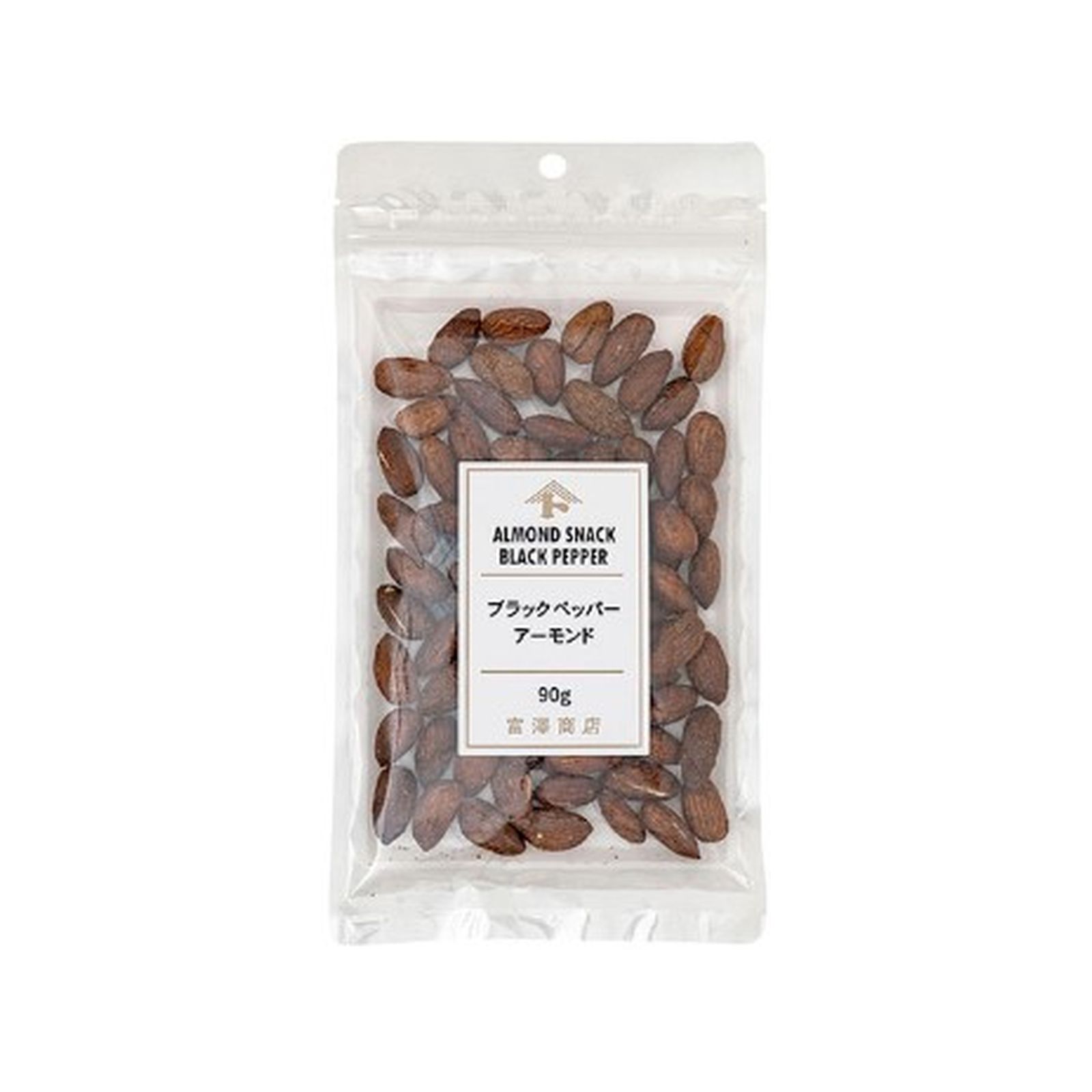 富澤商店 ブラックペッパーアーモンド 90g アーモンド ナッツ スナック お菓子