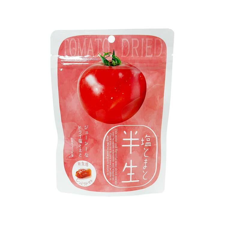 ケイ・エスカンパニィー 半生トマト 80g 内容量 80g 原材料 ドライトマト(トマト、砂糖)(タイ製造)、食塩/酸味料(クエン酸)、保存料(亜硫酸塩) 商品説明 ほんのり塩味がトマトの旨みを引き立てます 賞味期限 パッケージに記載あり ※食品ですので開封後は賞味期限に関わらずお早目にお召し上がりください。 ご注意 ※画像はイメージです。実際にお届けする商品とパッケージ等が異なる場合がございますので、あらかじめご了承ください。 ※食品のため商品到着後のキャンセル・返品は承れません。 ※お子様の手の届かない所に保管して下さい。 ※ご注文商品の発送後の変更、キャンセル、返品、交換はお受け致しかねます。 ※商品ページに記載している納期情報はあくまでも目安であり、ご注文が殺到した場合や商品の在庫状況によっては発送が早まることがありますのであらかじめご了承ください。 ※【ご注文後の在庫切れについて】 当店では複数店舗で在庫を共有し販売致しております。 その為、ご注文を頂いた時点では在庫有りと表示されていた商品でも、 同一商品への注文集中やネットワーク状況等により、在庫切れとなる場合がございます。 誠に勝手ながら、その旨をメールにてご連絡させて頂いた上で、当店によりキャンセル手続きをさせて頂く場合がございますので、何卒ご理解頂きますようお願い致します。ケイ・エスカンパニィー 半生トマト 80g 内容量 80g 原材料 ドライトマト(トマト、砂糖)(タイ製造)、食塩/酸味料(クエン酸)、保存料(亜硫酸塩) 商品説明 ほんのり塩味がトマトの旨みを引き立てます 賞味期限 パッケージに記載あり ※食品ですので開封後は賞味期限に関わらずお早目にお召し上がりください。 ご注意 ※食品のため商品到着後のキャンセル・返品は承れません。 ※お子様の手の届かない所に保管して下さい。 ※ご注文商品の発送後の変更、キャンセル、返品、交換はお受け致しかねます。 ※【ご注文後の在庫切れについて】 当店では複数店舗で在庫を共有し販売致しております。 その為、ご注文を頂いた時点では在庫有りと表示されていた商品でも、 同一商品への注文集中やネットワーク状況等により、在庫切れとなる場合がございます。 誠に勝手ながら、その旨をメールにてご連絡させて頂いた上で、当店によりキャンセル手続きを させて頂く場合がございますので、何卒ご理解頂きますようお願い致します。