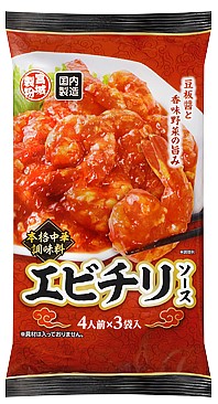 業務スーパー エビチリソース 300g(100g×3袋) 業務用 ご飯のお供 お弁当 中華料理