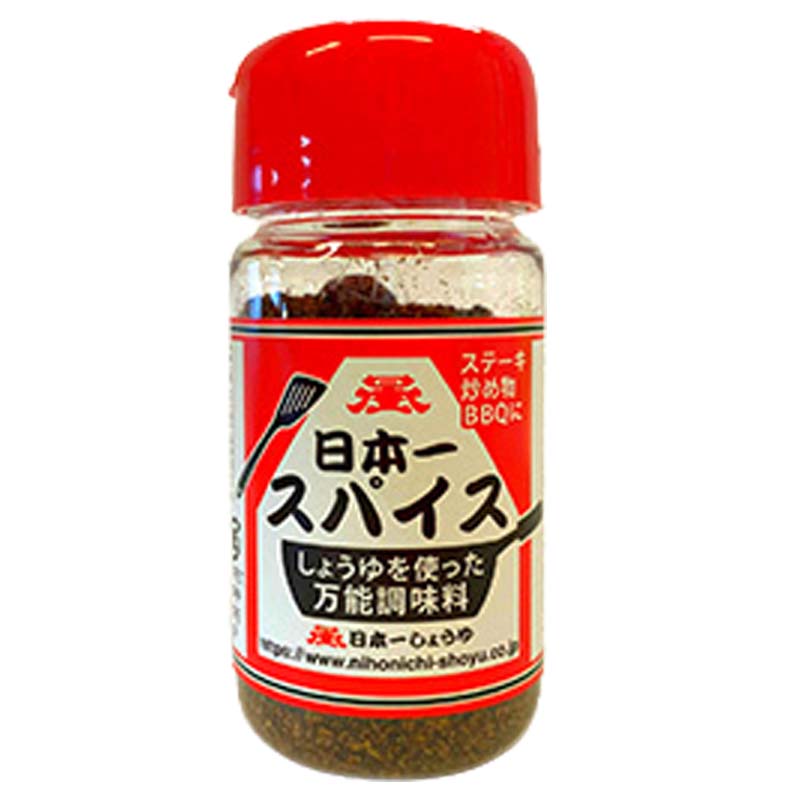 岡直三郎商店 日本一スパイス 80g 老舗醤油屋 新感覚調味料 万能調味料 日本一しょうゆ ハナタカ優越館のサムネイル