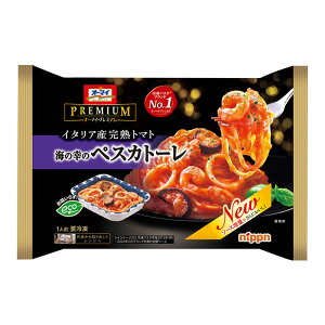 ラヴィットで紹介 NIPPN オーマイプレミアム　海の幸のペスカトーレ 280g 1食 ペスカトーレ トマト 冷凍 洋食