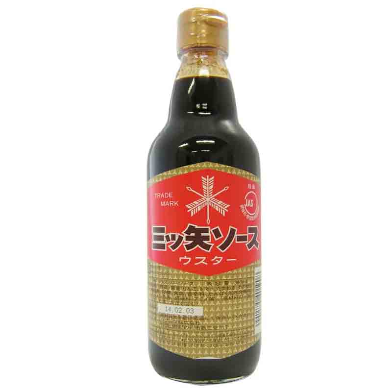 三ツ矢ウスターソース 360ml x1 ソース 洋食 洋風 調味料 和歌山 ハグルマソース ご当地ソース キメツケ きめつけ