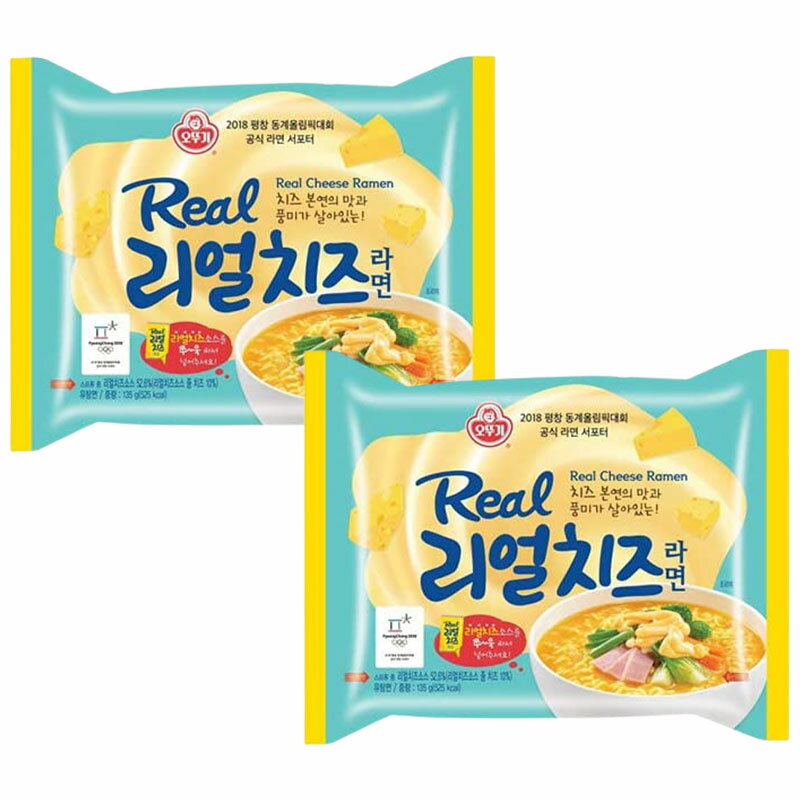 オットゥギ リアルチーズラーメン 135gx2袋 オットギ チーズラーメン 韓国 チーズ ラーメン 袋麺 今夜..