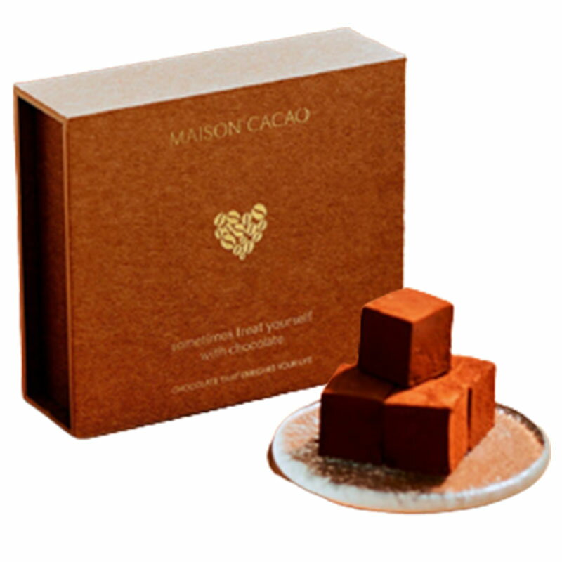 MAISON CACAO メゾンカカオ 生チョコレート コーヒー 1箱(16粒入) 冷蔵 2022 バレンタイン ホワイトデー お返し ギフト チョコレート チョコ お菓子 おしゃれ 本格のサムネイル