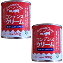 コンデンスクリーム 380g×2個 コンデンスミルク 調味料 缶 おやつ 家事ヤロウ