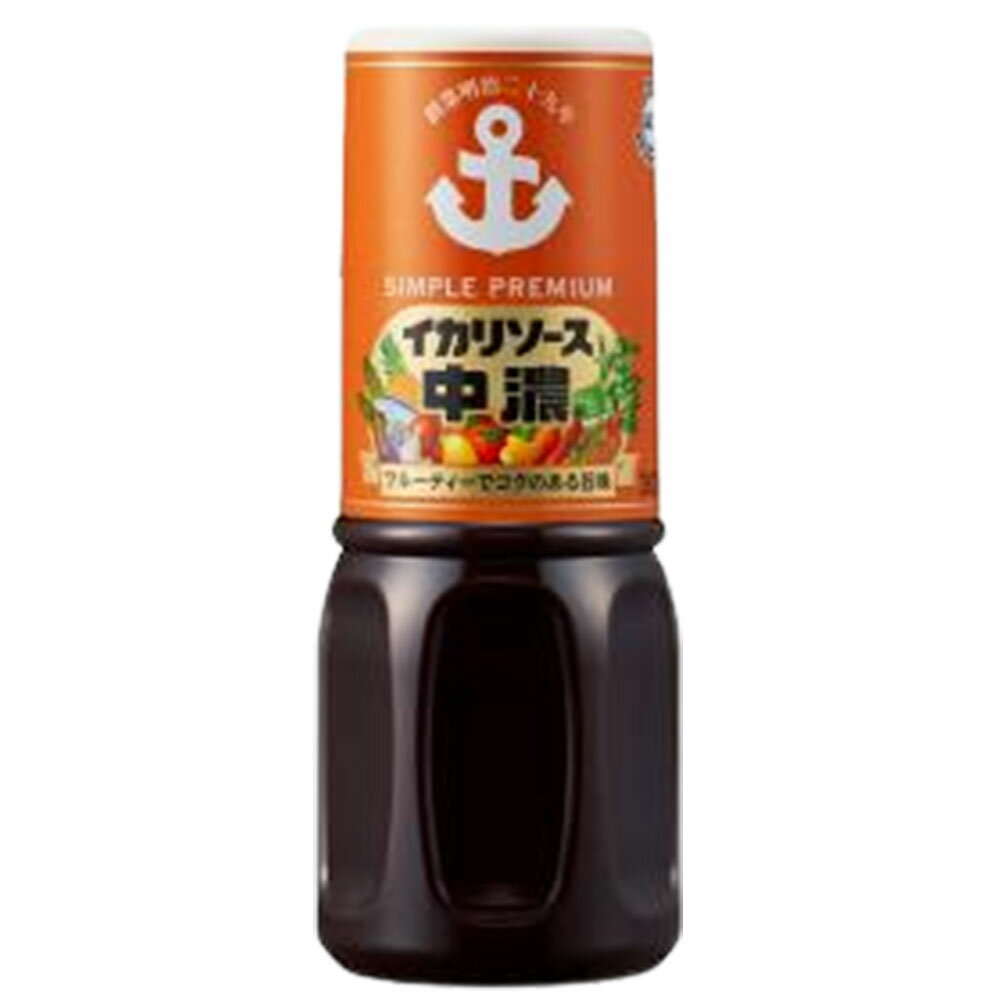 イカリソース イカリ中濃ソース 中濃ソース 300ml×1本 ウスターソース ソース 調味料 サタデープラス