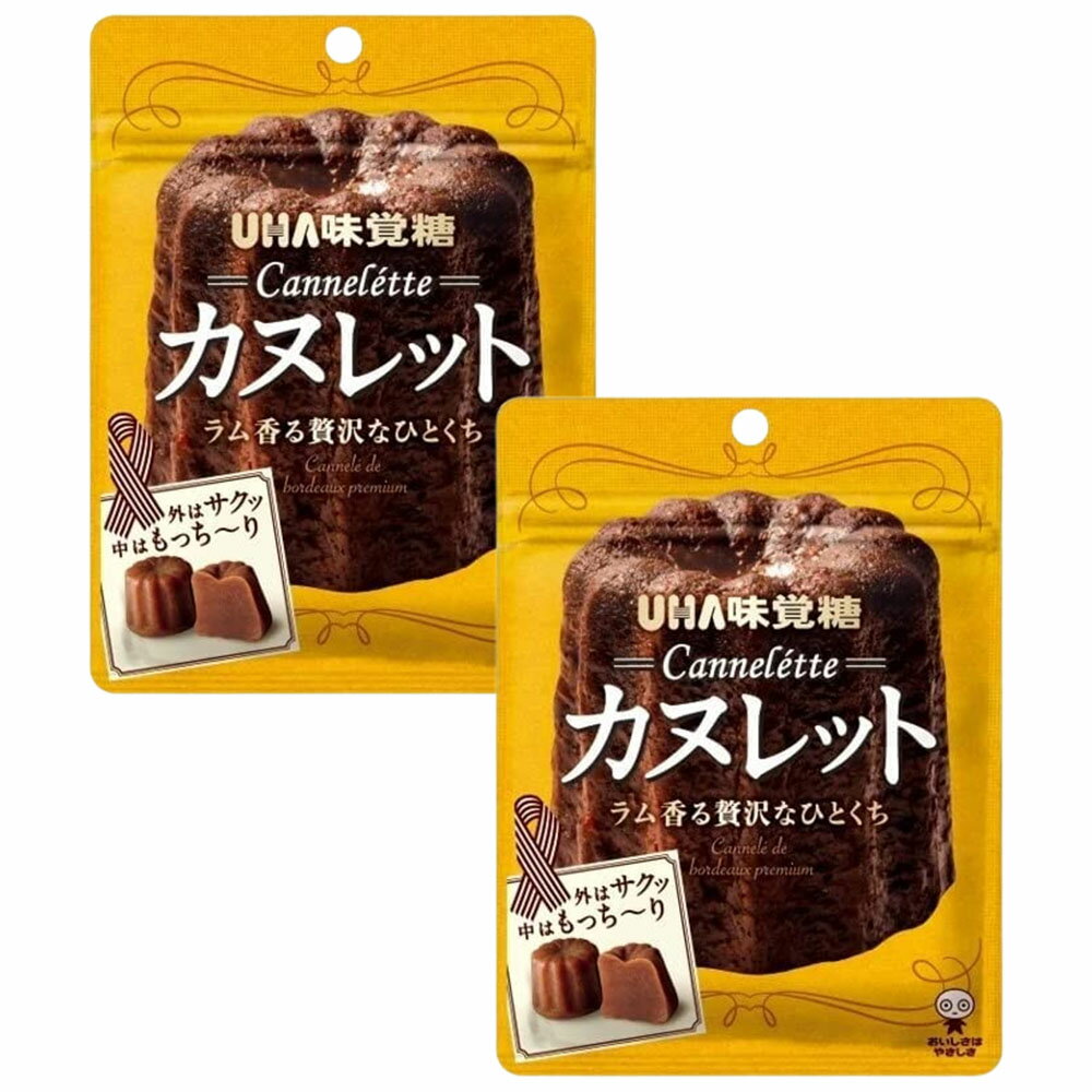 UHA味覚糖 カヌレット 40g×2袋 カヌレ お菓子 ミニパック お試し