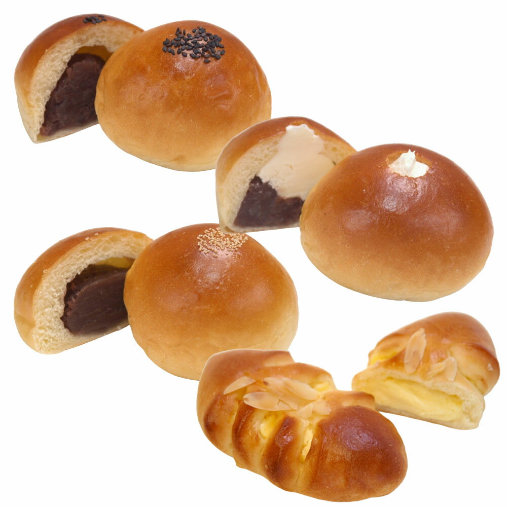 ポンパドウル 横濱あんぱん 4種セット 各1個 冷凍 あんぱん 横浜 パン ベーカリー つぶれない店のサムネイル