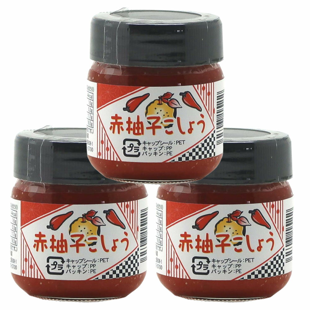 岸田ポン酢 赤柚子こしょう 50g×3個 ゆずこしょう 赤 柚子 ディップ 調味料 とうがらし 岸田 山口 THE夜会