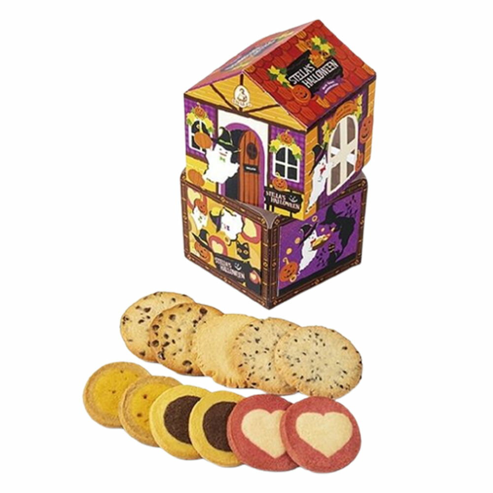 ハロウィン お菓子 ステラおばさんのクッキー ハロウィンハウス 11枚入り1箱 アントステラ クッキー 手土産 ギフト プレゼント パーティー 洋菓子 焼菓子