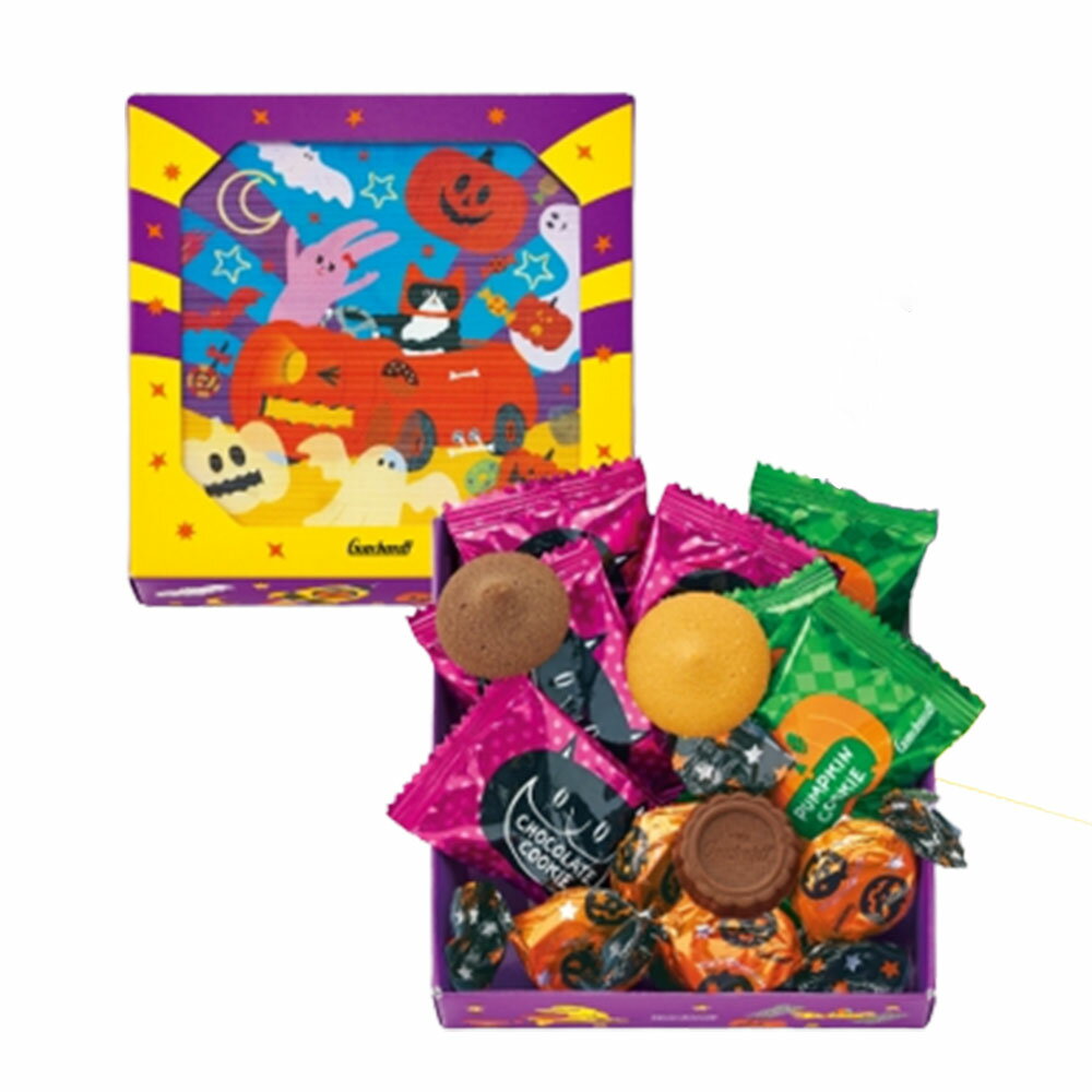 ハロウィン お菓子 ゴンチャロフ HWクッキー＆チョコレート 1箱 2022 箱 チョコレート クッキー 詰め合わせ ハロウィン お菓子の詰め合わせ お菓子 アソート セット 個包装 限定のサムネイル