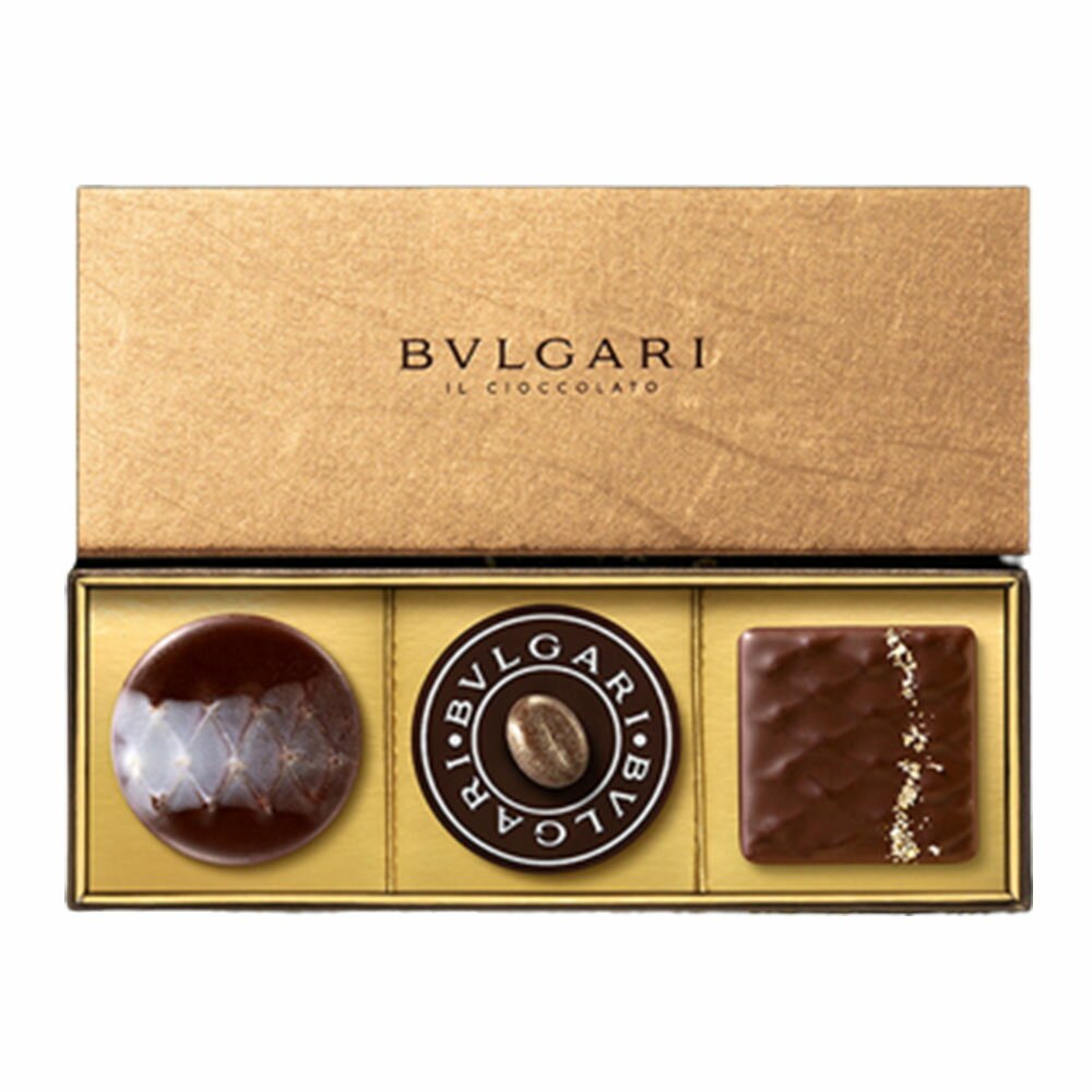 BVLGARI ブルガリ チョコレート ジェムズ 1箱(3個入) 2022 バレンタイン ショッパー付 ギフト 上司 彼氏 本命 ブランド チョコ お菓子